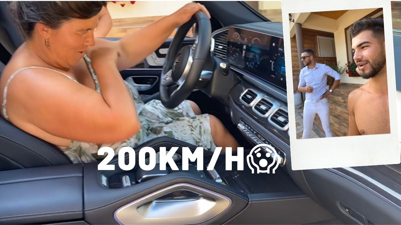 NOUA MAȘINĂ A LUI CULIȚĂ CONDUSĂ DE MAMA