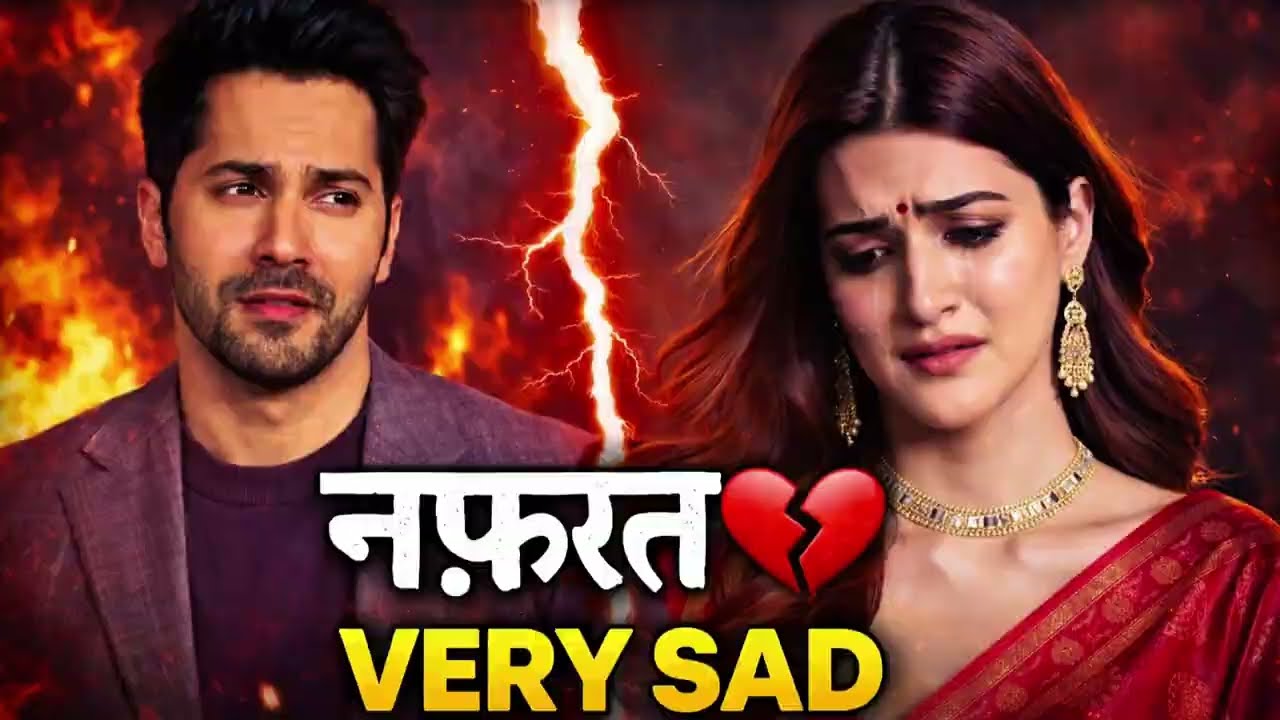 नफ़रत 💔 | जब प्यार ही दर्द बन जाए | Very Sad Emotional Song ( Varun Dhawan, Kriti Sanan)