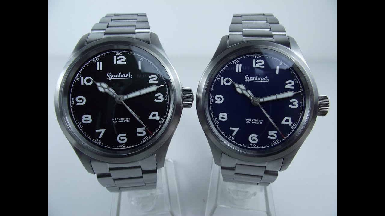 Hanhart Pioneer Preventor HD12 Black And Blue 4K Watch Review