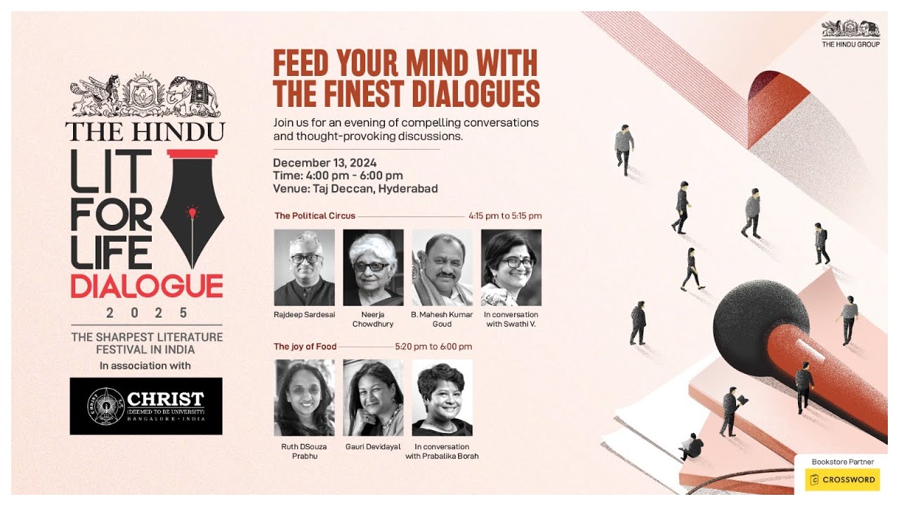 The Hindu Lit For Life 2025 &ndash; Lit Dialogue Hyderabad