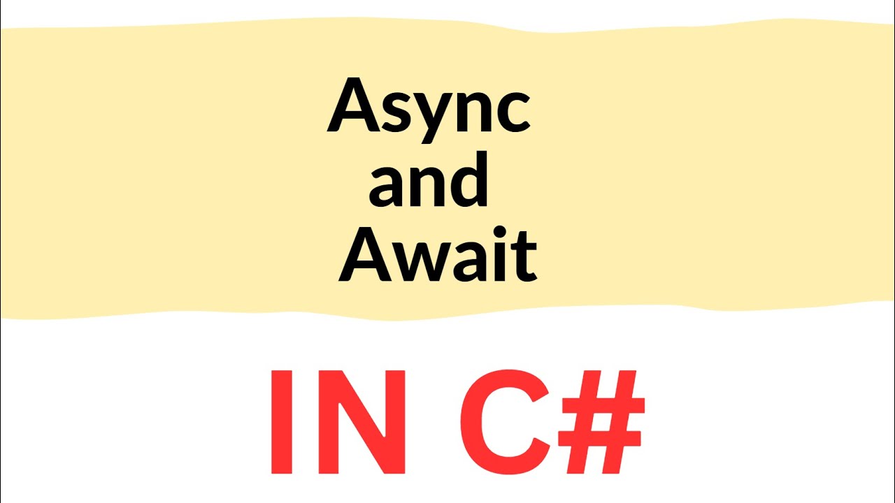 What is the async and await pattern in C#?