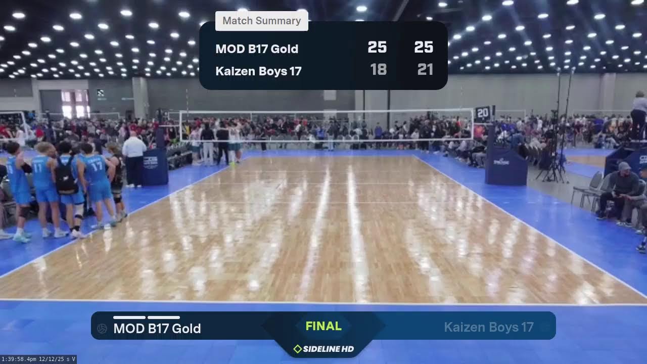 Kaizen Boys 17 vs. MOD B17 Gold (2025.12.12)