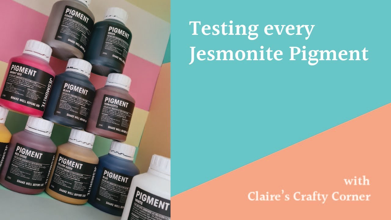 Jesmonite pigments: Every colour