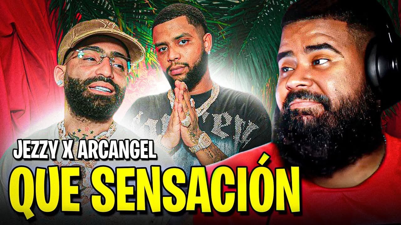 (reaccion) Jezzy, Arcangel - Que Sensaci&oacute;n Remix