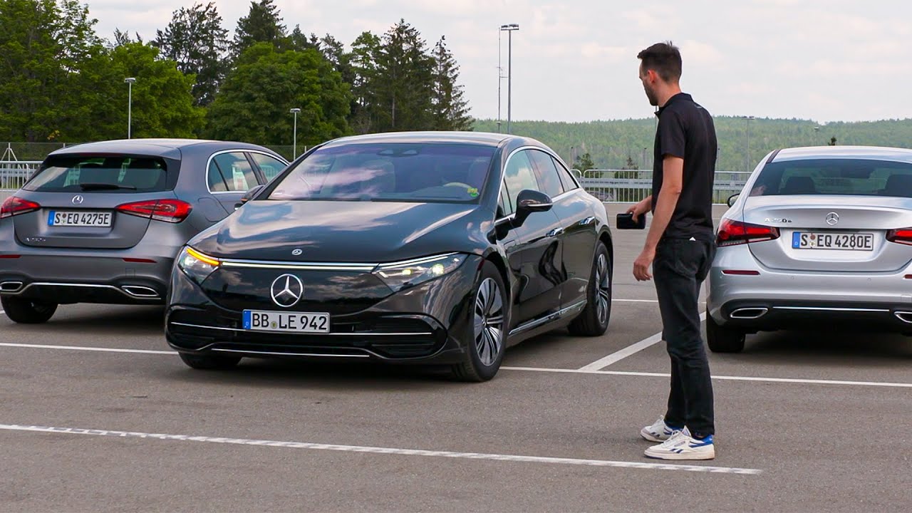 Mercedes EQS - Remote Parking and Driving Assist - DRIVE PILOT