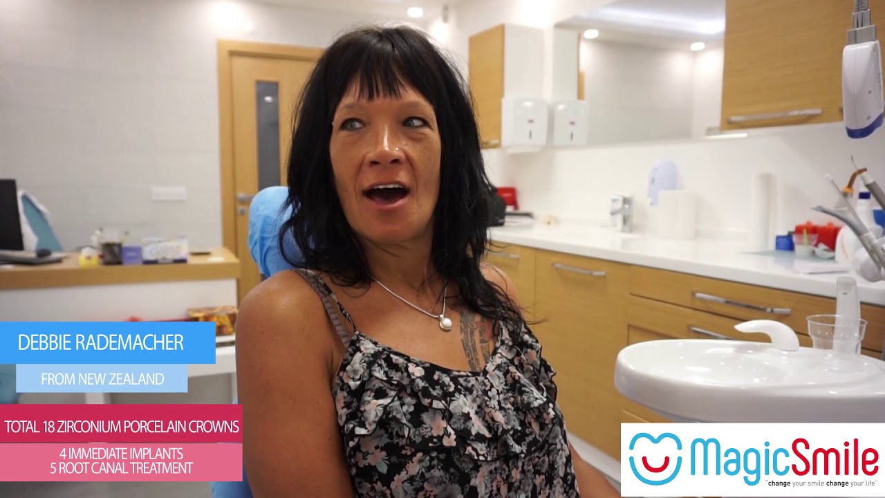 Magic Smile Turkey - Debbie Rademacher Dental Implant & Zirconium Porcelain Crown Treatment