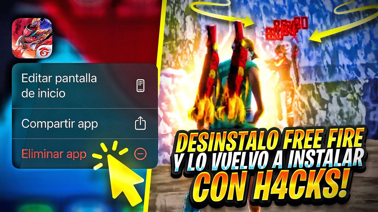 DESINSTALO E INSTALO FREE FIRE Y ME ENFRENTÓ CONTRA ESTE JUGADOR DEL RG4