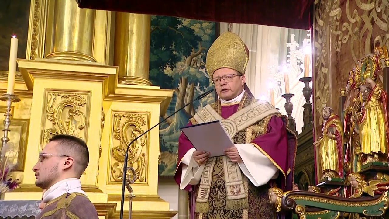 Ingres Kardynała Grzegorza Rysia do Katedry Wawelskiej - Homilia