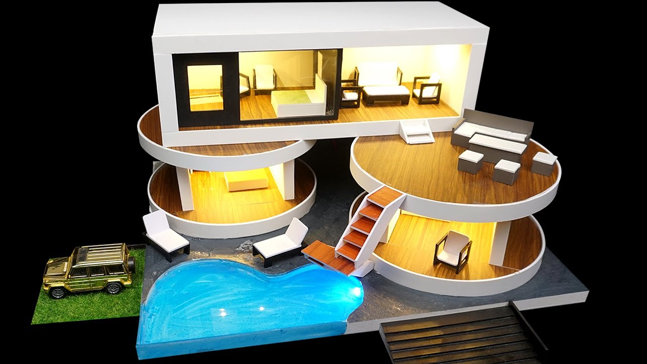 Design A Beautiful Two-Storey MINI House | House Construction