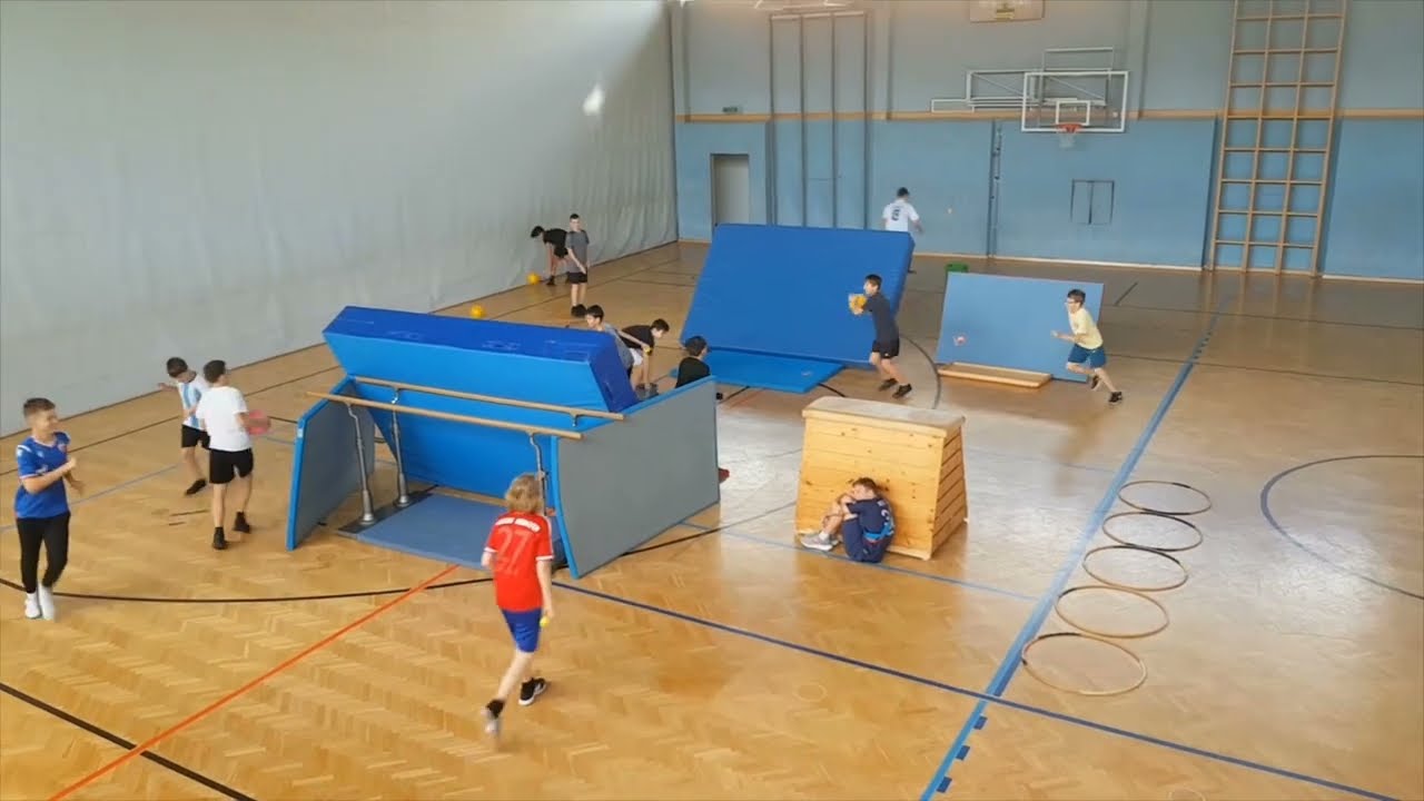 Ameisenspiel-Sportunterricht
