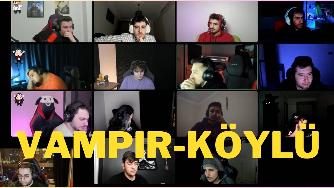 ERAY - EKİPLE VAMPİR KÖYLÜ OYNUYOR