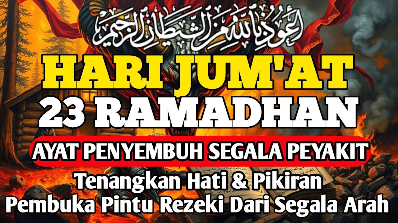 HARI JUM'AT 23 RAMADHAN DOA PENYEMBUH SEGALA PENYAKIT,INSYAALLAH SAKIT DITUBUHMU SEMBUH By ALAA AQEL
