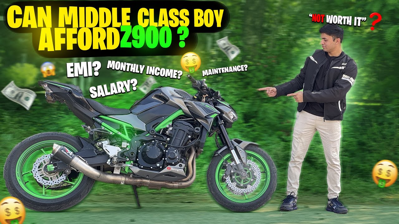 Can Middle Class Boy Afford Kawasaki Z900 🤔| Monthly Income , EMI & Maintenance | Worth it ?