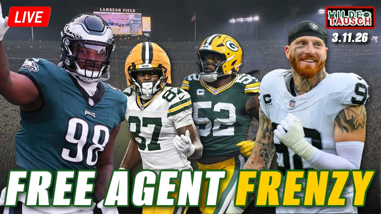 LIVE REACT: Romeo Doubs to the Pats?! | Packers Free Agency CHAOS & Skyy Moore