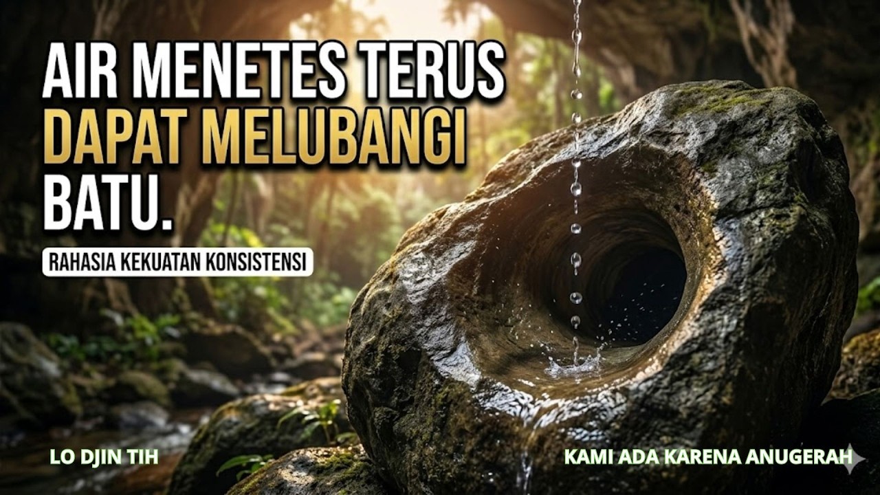 AIR MENETES TERUS DAPAT MELUBANGI BATU.