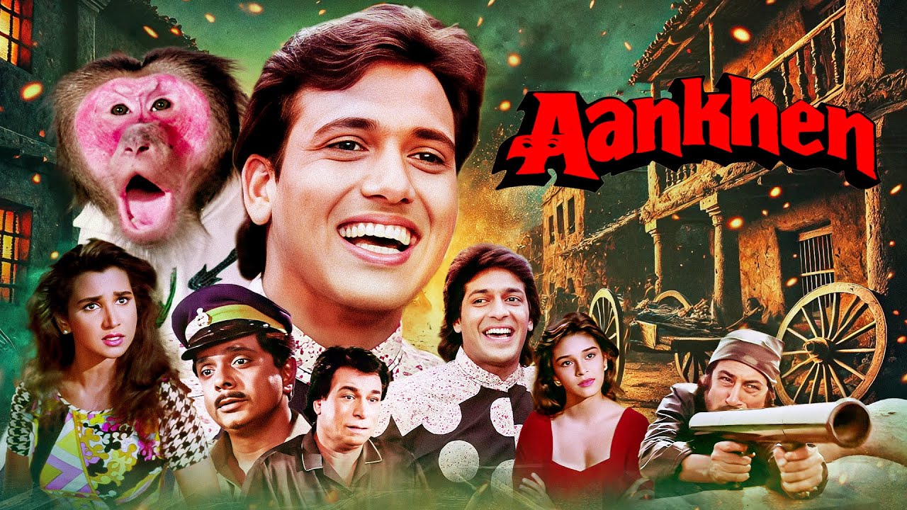 आँखें - Aankhen (1993) | Govinda & Chunky Pandey BLOCKBUSTER ACTION COMEDY MOVIE | Full Movie (4K)