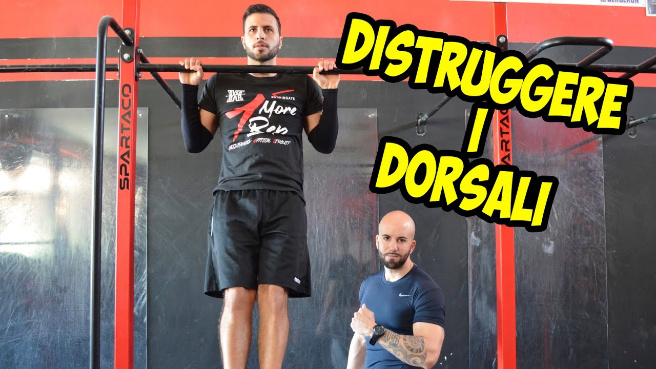 COME DISTRUGGERE I DORSALI CON IL CALISTHENICS – CIRCUITO DI RESISTENZA IN TIRATA