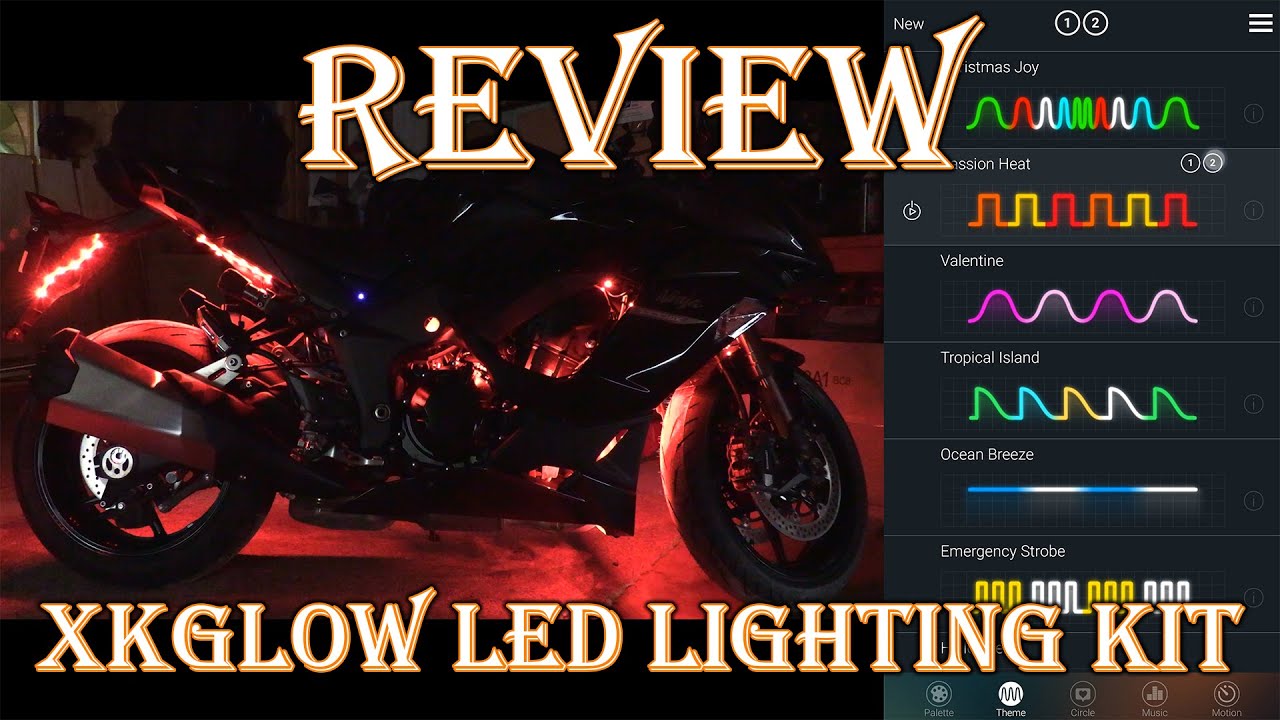 REVIEW: XKGlow LED Lighting on a Kawasaki Ninja 1000SX