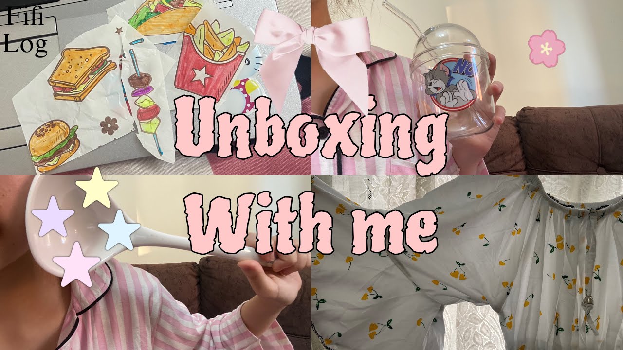 Unboxing with me / مشترياتي الصيفية الجديدة 🙂‍↕️✨🌷🌤️