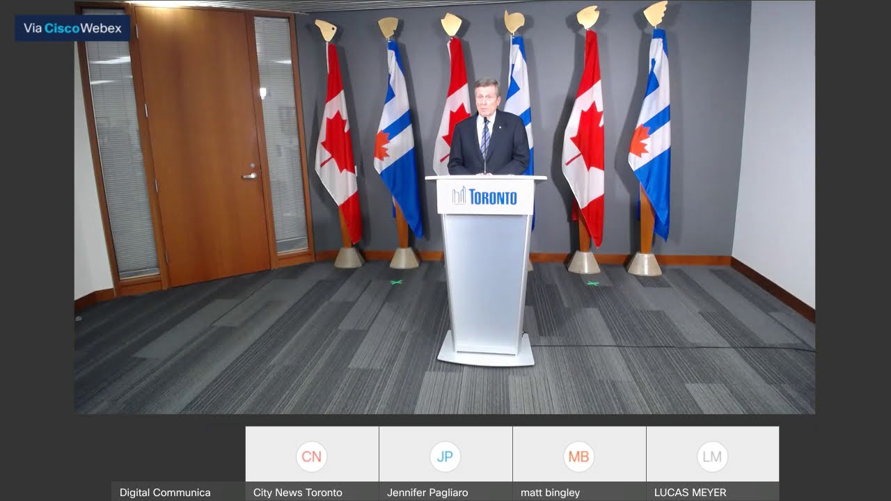 Announcement by Mayor Tory