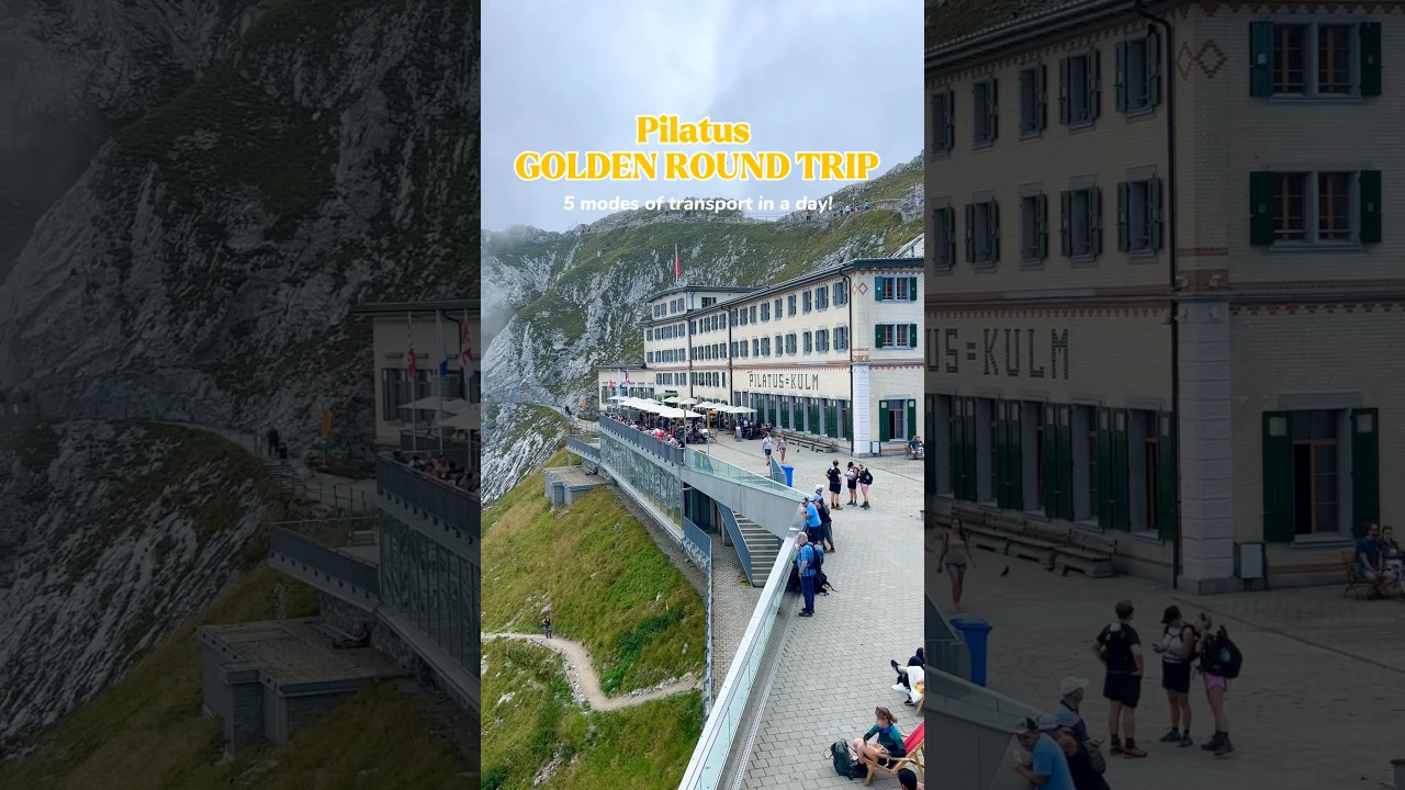 MOUNT PILATUS, SWITZERLAND: GOLDEN ROUND TRIP! #travel #mountpilatus #lucerne #swisstravels
