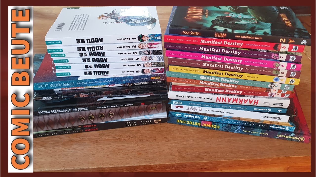 Comic Beute 42 | Vanish, Haarmann, TMNT 2, Eight Billion Genies, Adou, Stern, Scurry 2 + Verlosung
