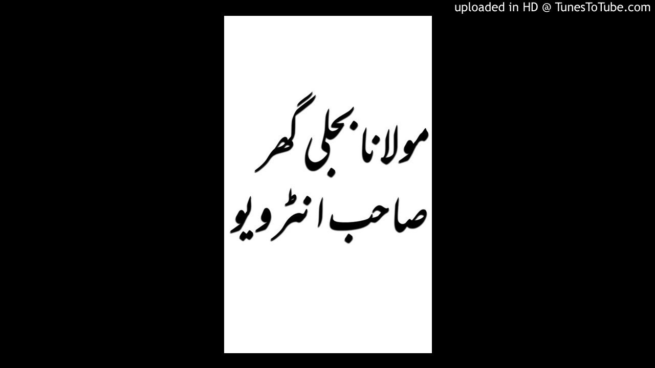 Maulana Muhammad Ameer Bijli Ghar Interview