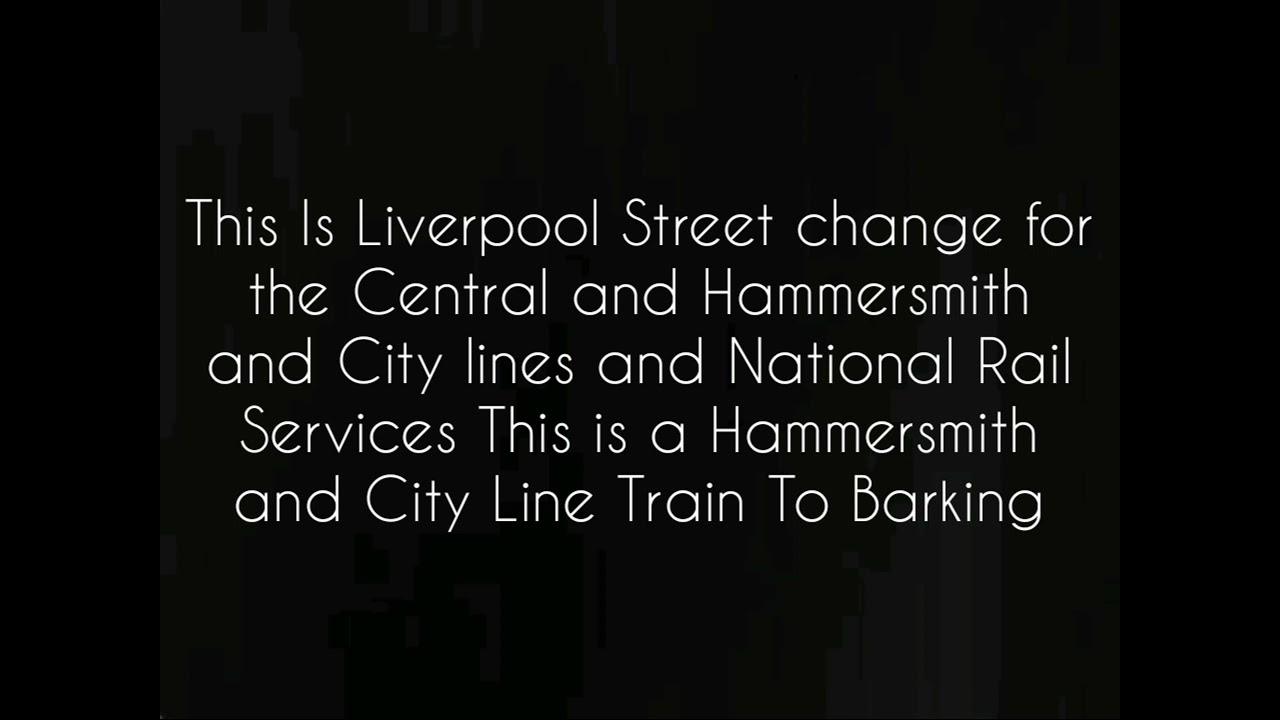 H&C C69 Stock Announcements Hammersmith To Barking