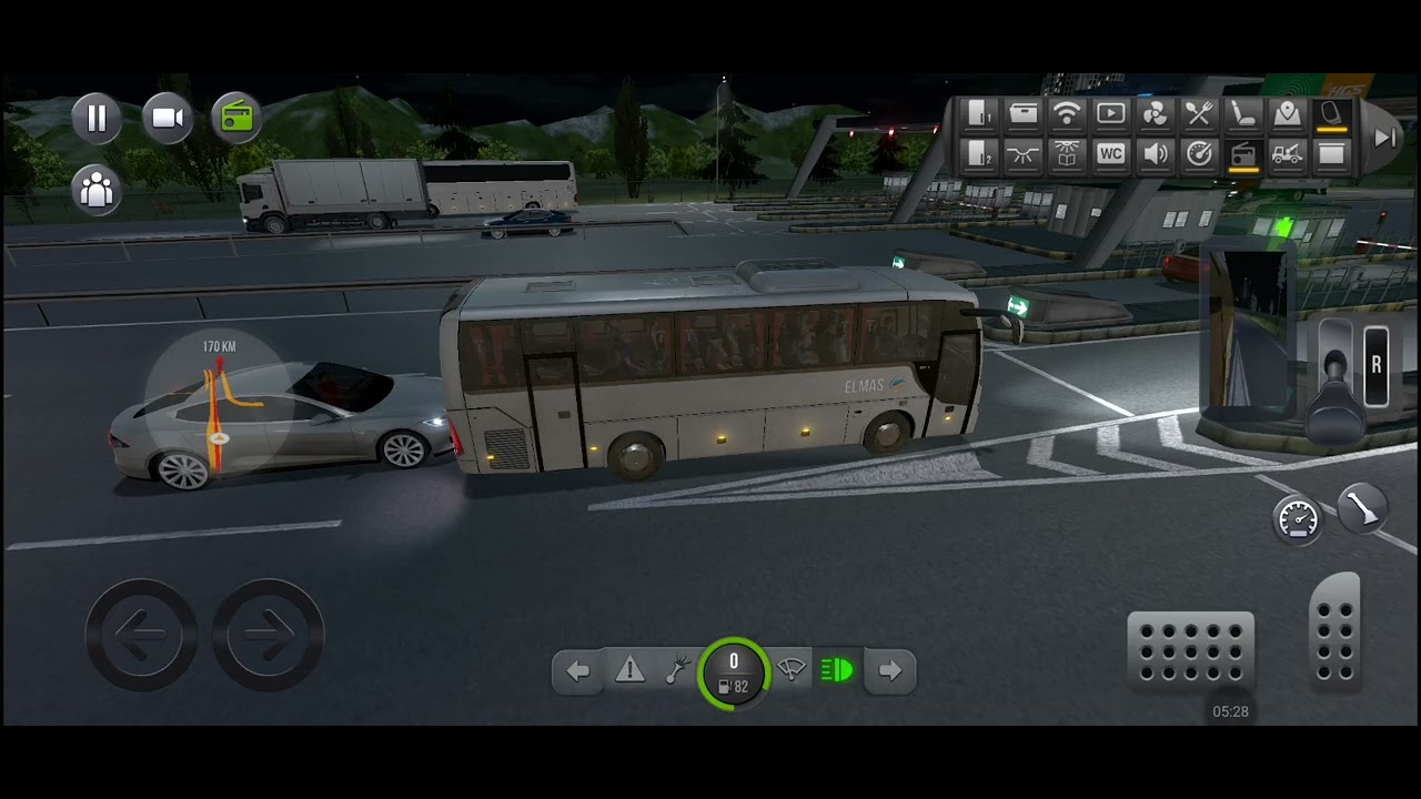Bus simulatör. Oynu. İlk vidyo 