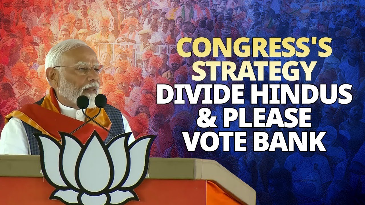 Divide Hindus and pleasing their vote bank is Congress's strategy: PM Modi in Hyderabad