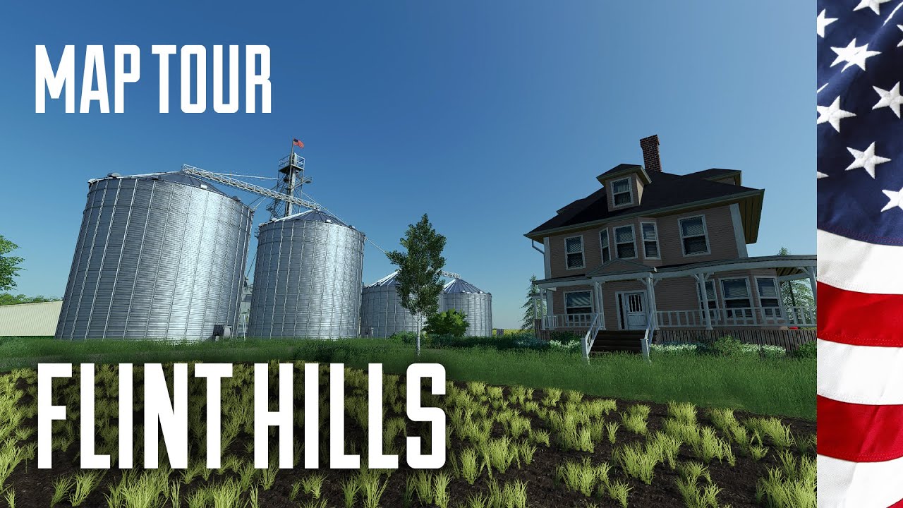ЛУЧШАЯ карта США на данный момент? &mdash; Флинт-Хиллз, Айова &mdash; Farming Simulator 19