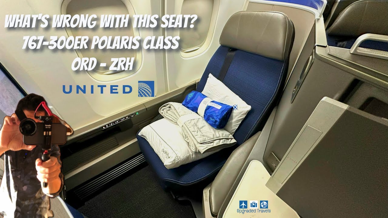Dirty Plane and Good Food | United Airlines Polaris Class 767-300ER Chicago to Zurich