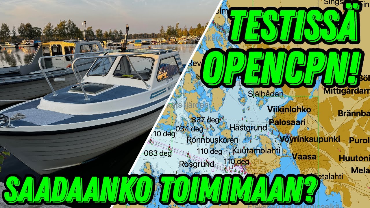 Testissä Opencpn!