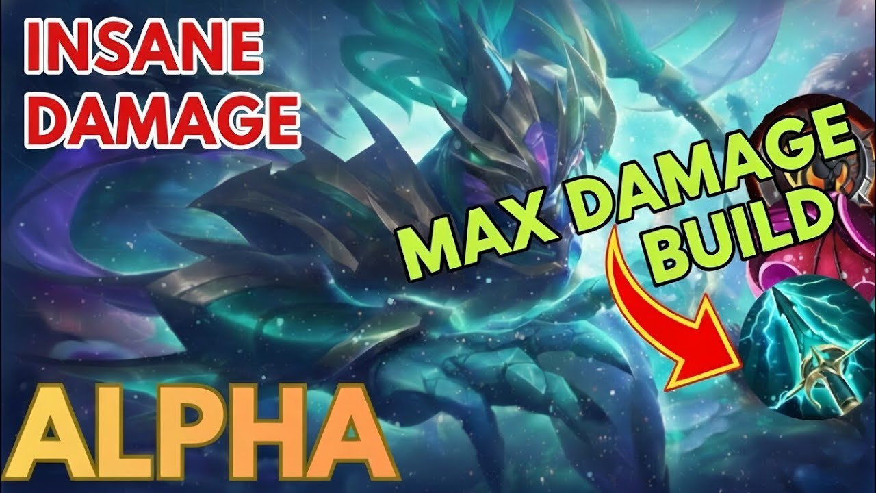 ALPHA MAX DAMAGE BUILD! 100% TRUE DAMAGE MELT