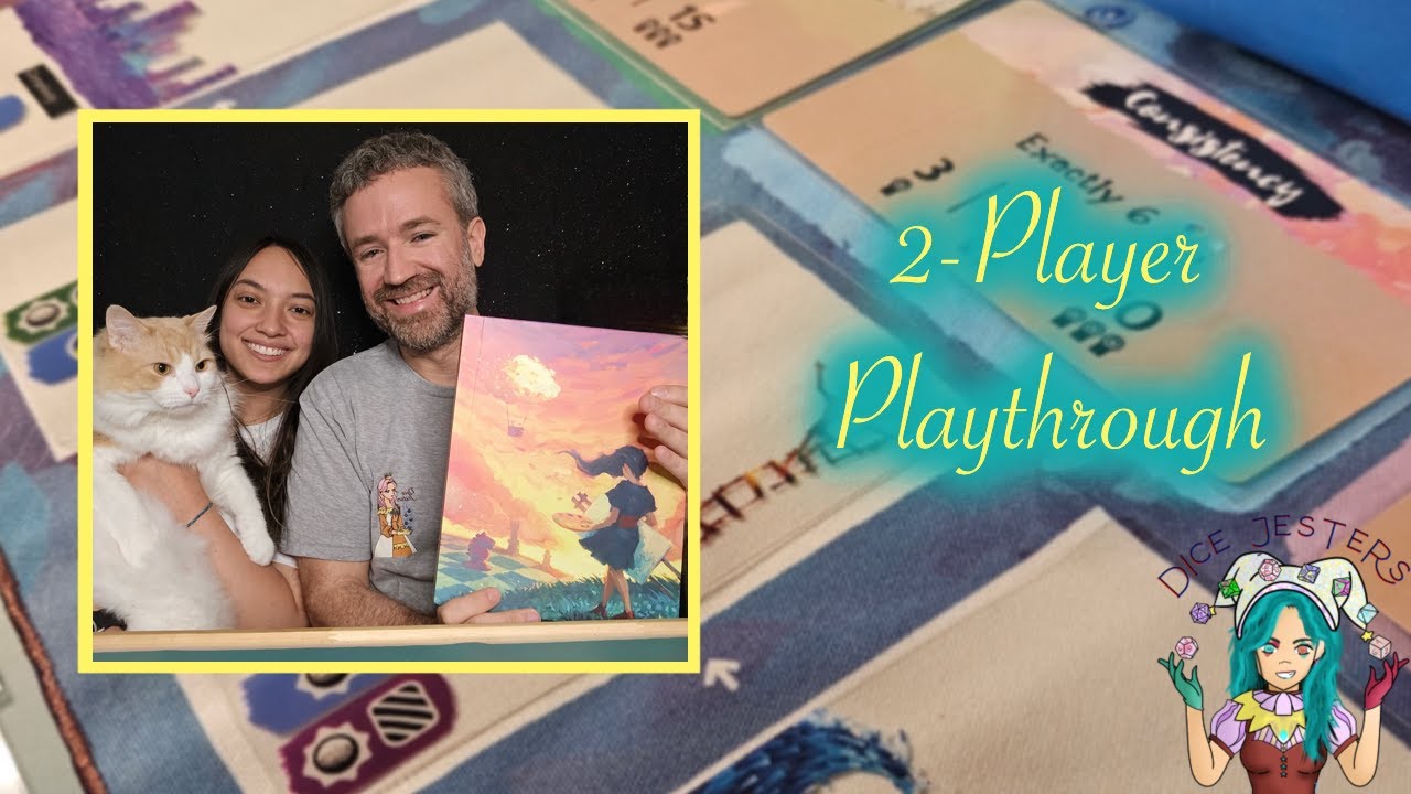 Canvas Board Game | 2-Player Playthrough | Dice Jesters