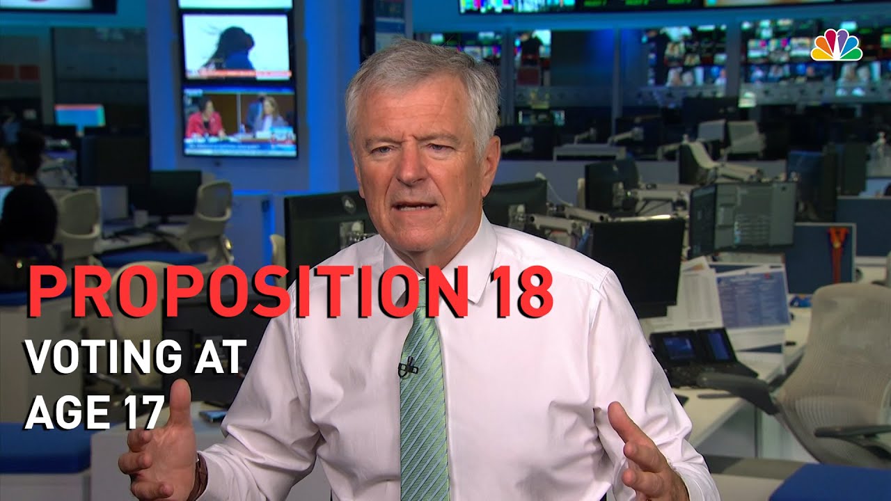 Proposition 18 Explained: Voting at Age 17 | NBCLA