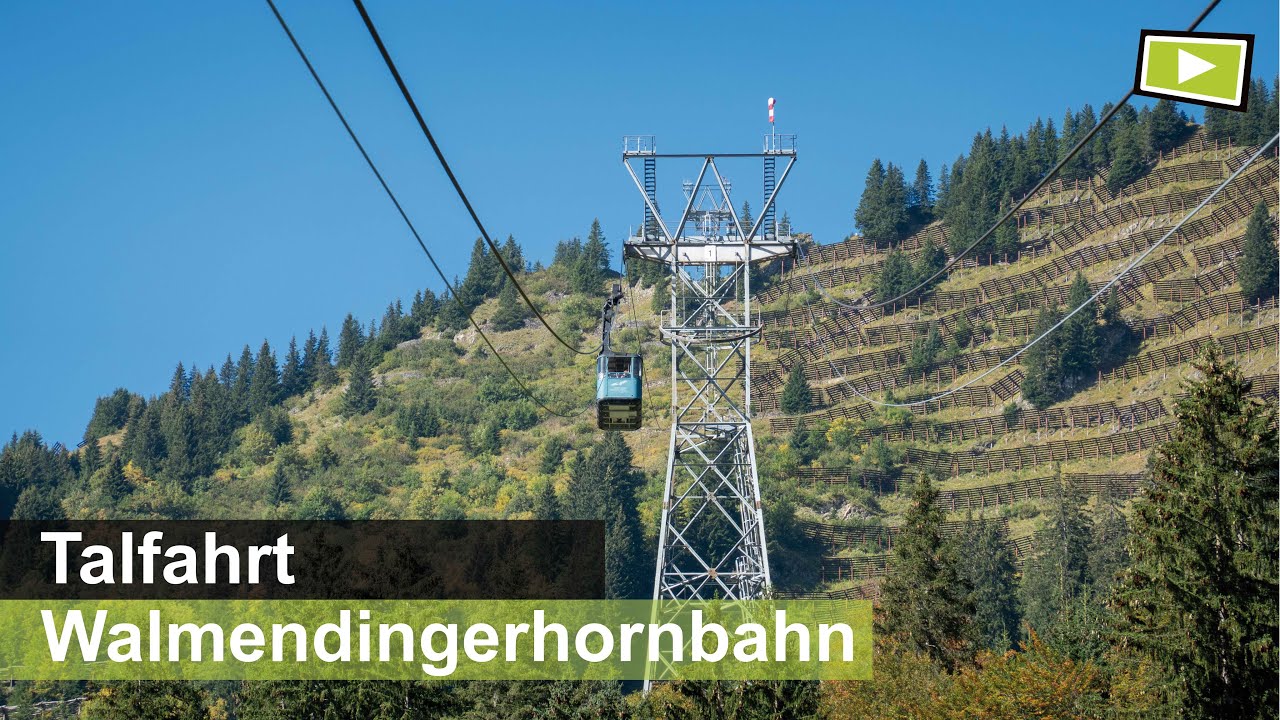 Talfahrt mit der Walmendingerhorn Bahn im Kleinwalsertal