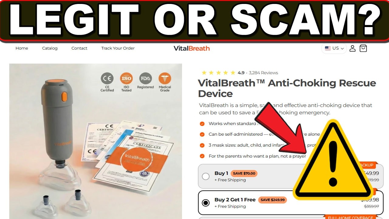 Обзор устройства от удушья Vital Breath &mdash; реальная помощь или мошенничество?