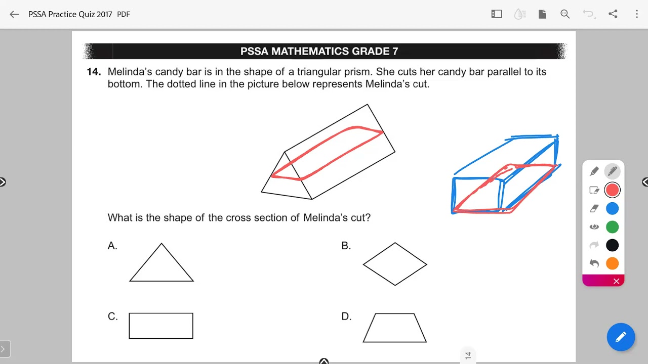 Cross Section of a Triangular Prism