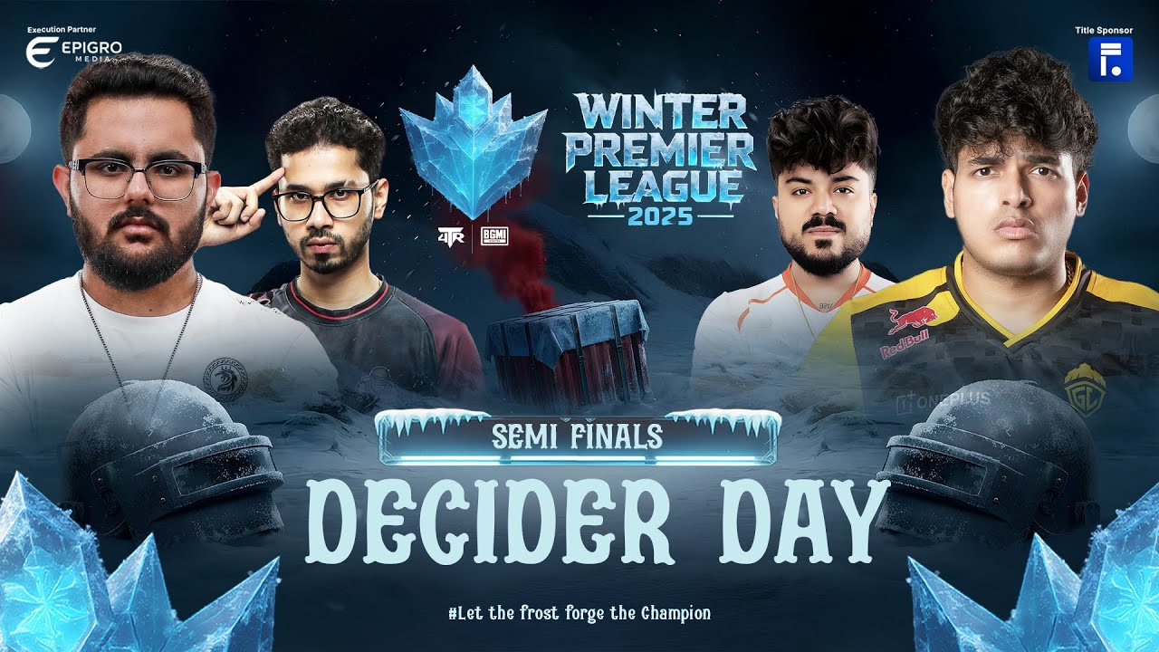 4TR Winter Premier League 2025 : Semi Finals Decider Day | Let The Frost Forge The Champion ! #godl