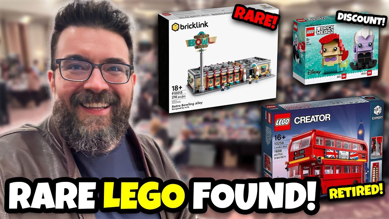 🔥 RARE & RETIRED LEGO HUNT! National Brick Events Birmingham