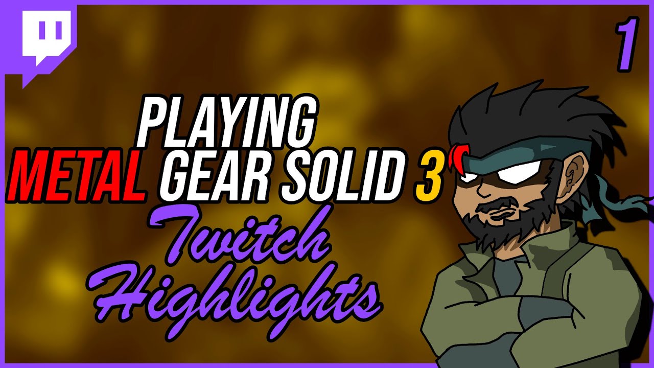 Playing MGS3 for the first time (Twitch Highlights)