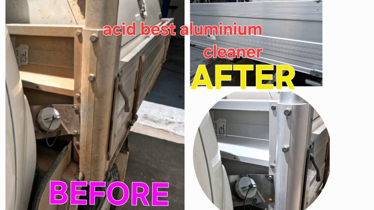deep cleaning aluminium tray with acid you won't believe the result.ute sold in salvage oction