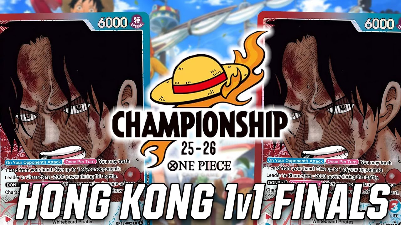 [OP14 Bo3 FINALS] OP13 Ace Mirror Match! | Hong Kong 1v1 One Piece Card Game Unofficial Commentary