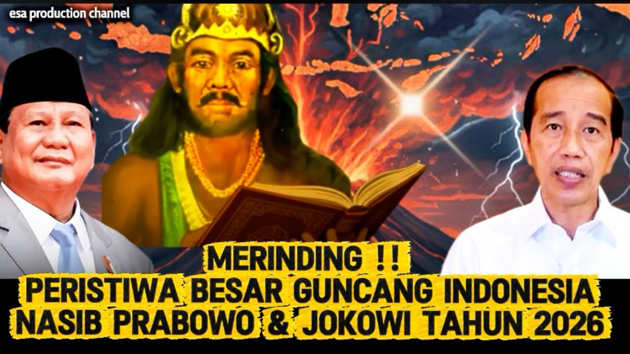 MERINDING PERISTIWA BESAR GUNGANG INDONESIA !! NASIB PRABOWO JOKOWI tahun 2026