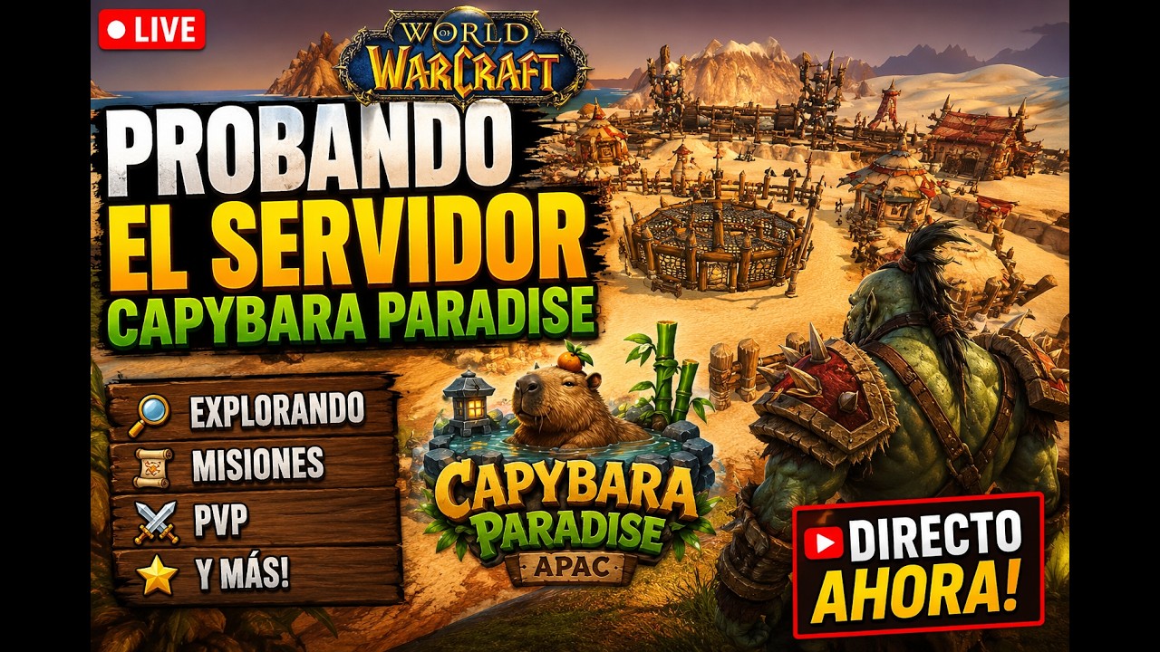 ⚔️ WOW CAPYBARA HC | WARRIOR LVL 42  CAPYCRAFT.IO