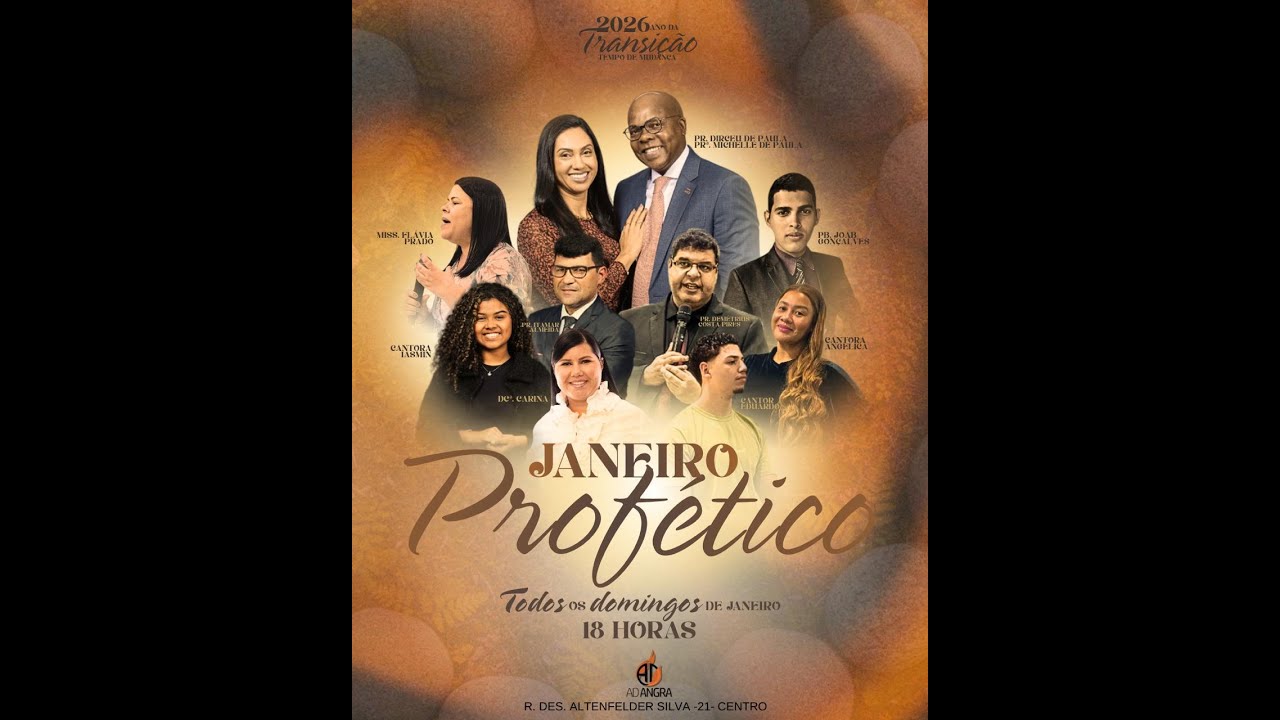 Janeiro Profético | 25/01/2026 - Ano da Transição / Tempo de Mudança
