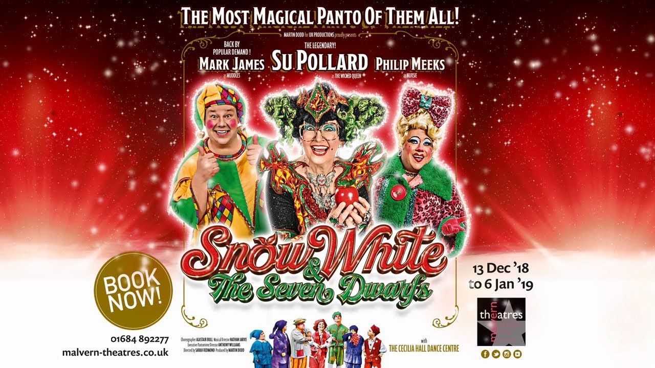 Snow White and the Seven Dwarfs panto at Malvern Theatres