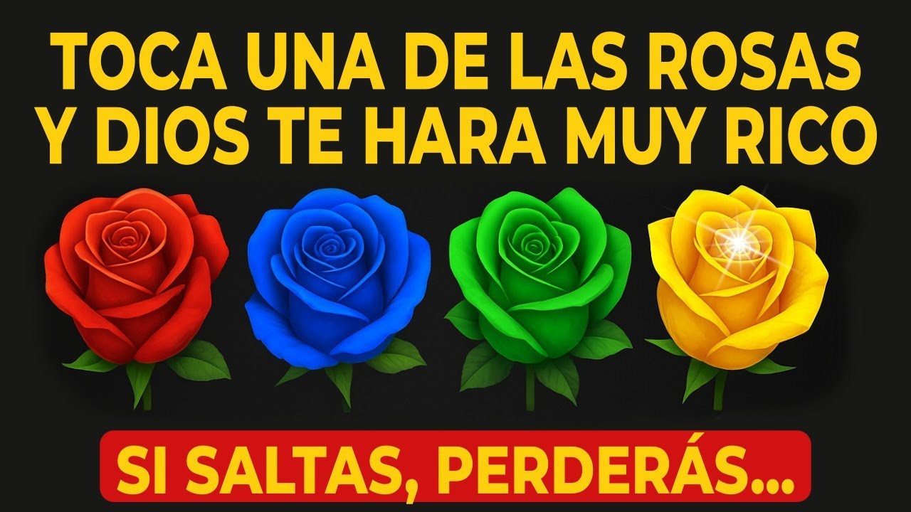 🙌✨ ¡Esta rosa trae la bendición divina! Tócala y prospera desde ahora 🌹