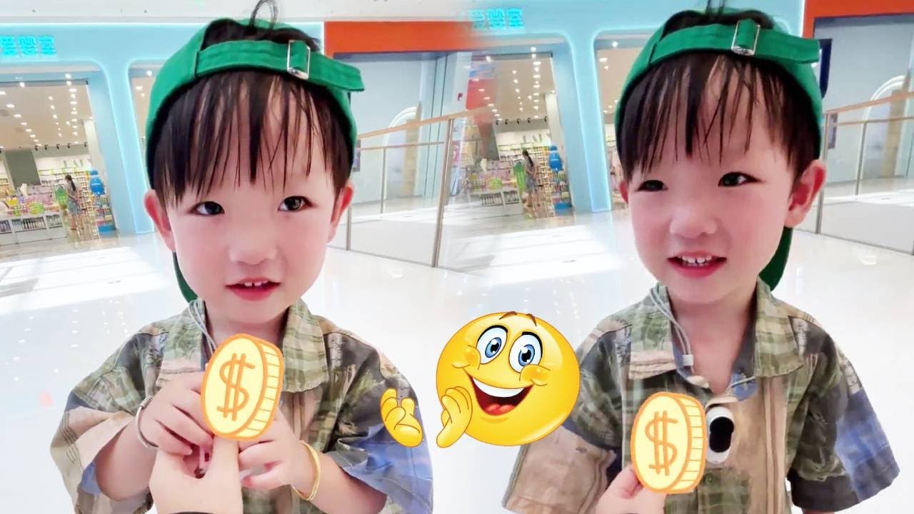 2岁宝宝第一视角买面霜 ，小姐姐超级温柔，还送了风车糖#人类幼崽 #童言童语